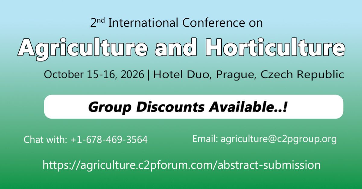 2nd International Conference on Agriculture and Horticulture